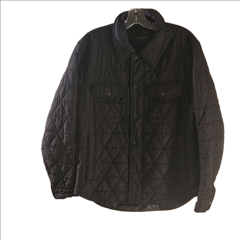 Andrew Marc NY lightweight Diamond quilt insulated snap closure jacket sz M